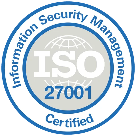 ISO/IEC 27001:2022 zertifiziert