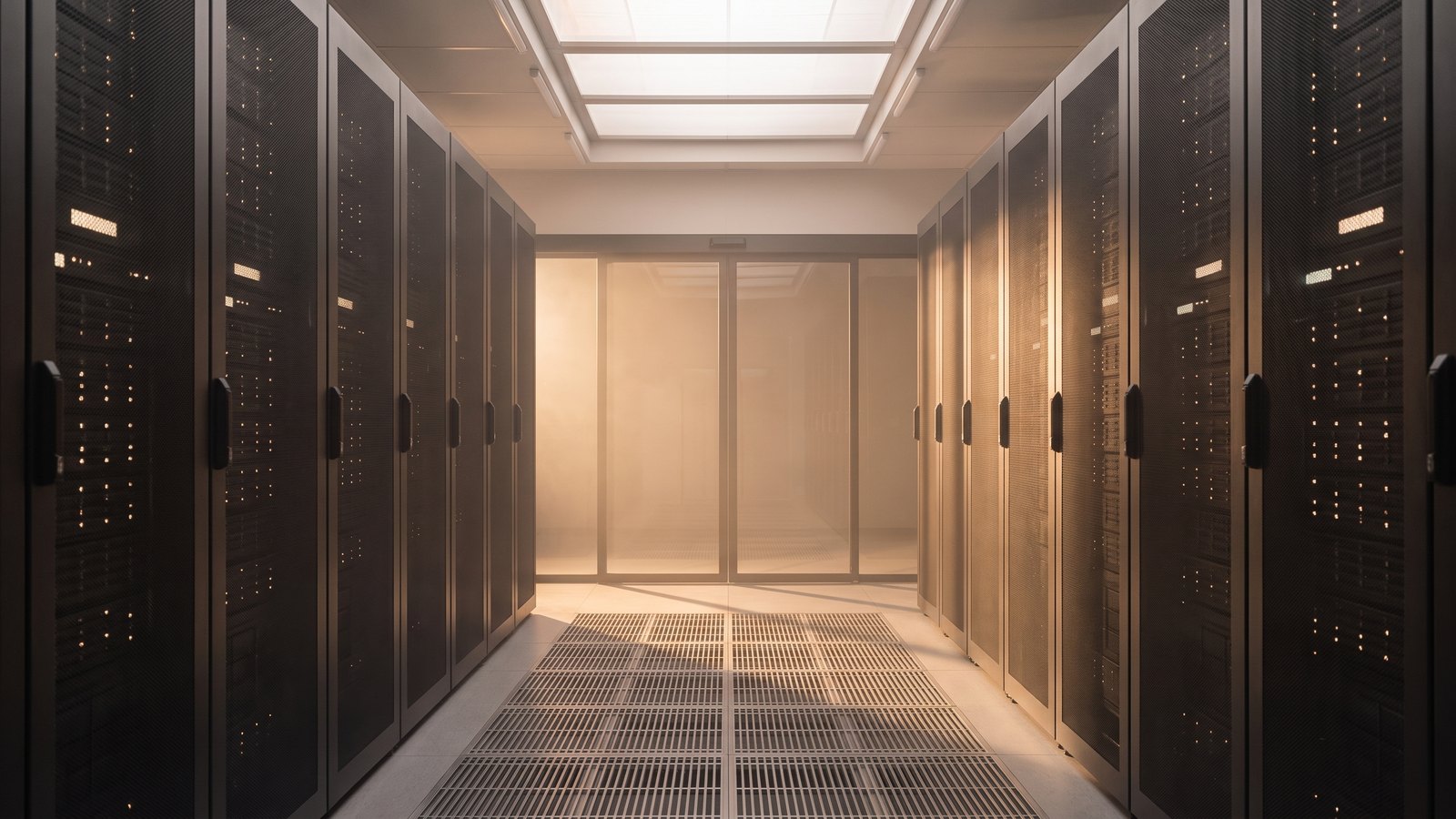Servergang im Rechenzentrum